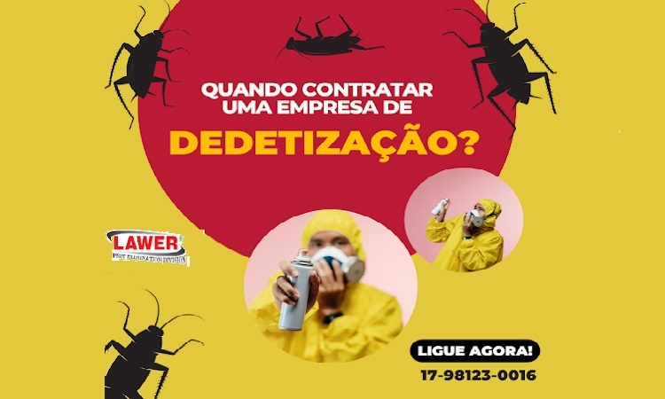 Letreiro e faixada da empresa Lawer em São josé do rio preto, Dedetização para sua casa