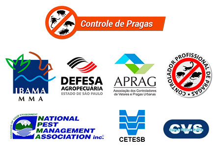 A Lawer dedetizadora é credenciada pelos seguintes orgãos: CETESB, IBAMA, APRAG, CVS, NPMA, entre outros.